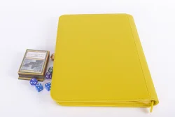 Folio 4 Pocket Album Leather PU Portfolio Binders With Elastic Band Closure