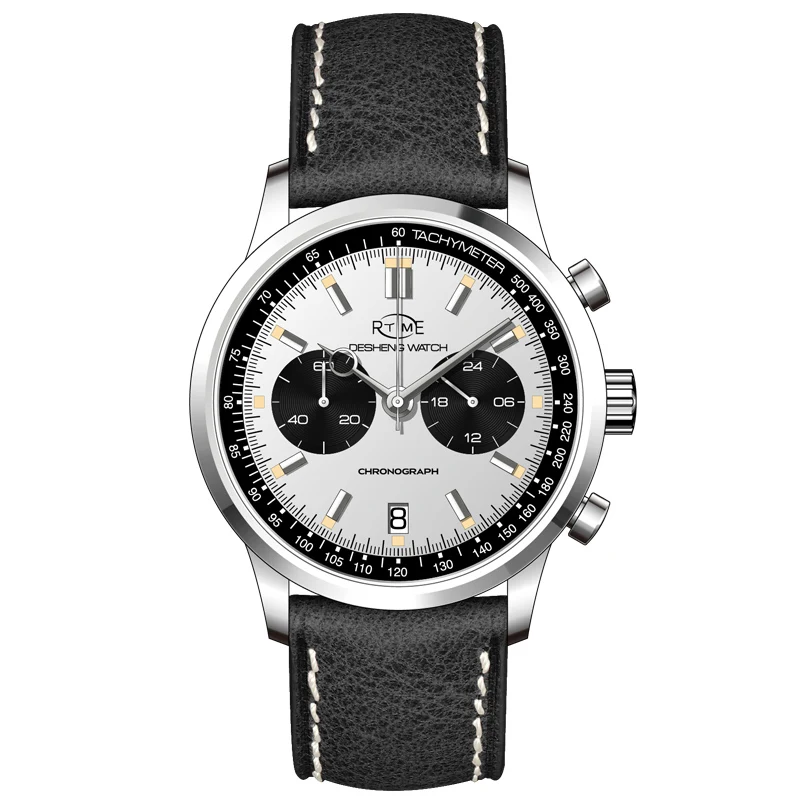 Chronograph Mens Original St1901 Movement Sapphire crystal glass Mechanical Men Wrist Watches