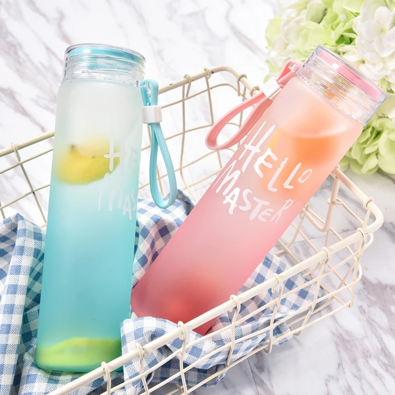 Top Seller Travel Gallon Alkaline Drink Gym Eco Friendly Glass Bottle Custom Insulated Crystal Water Bottle