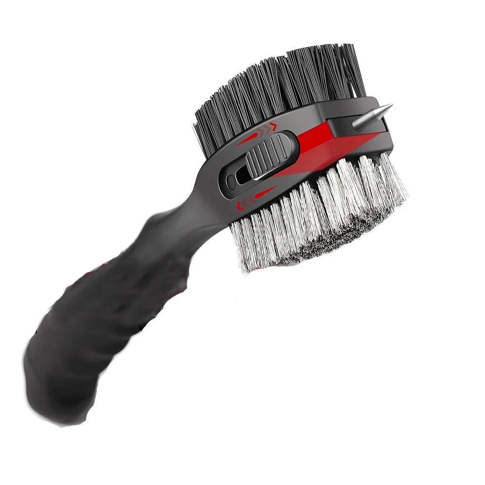 PRIMUS GOLF Custom Factory Customize Logo Retractable Golf Brush Colorful Golf Club Cleaning Tool Brush