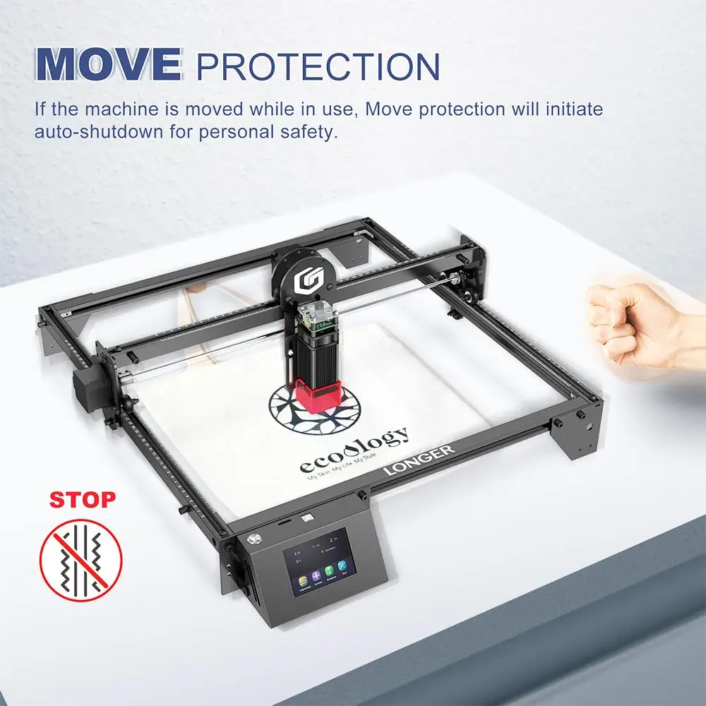 LONGER RAY5 10 W Laser Cutting Machine Laser Engraver Multiple Ways for Data Transfer  Wide Software Compatibility