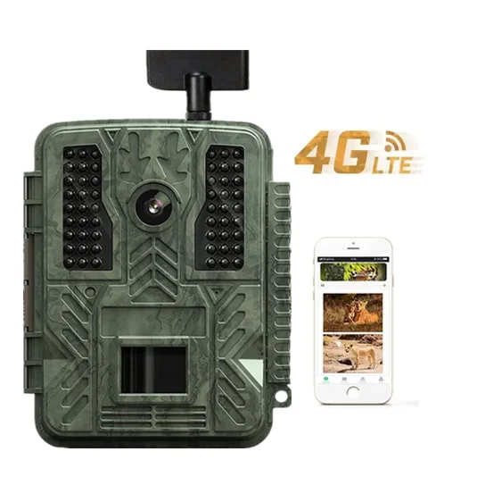 Wild Hunting Camera 120 Degree PIR Angle 4G Lte Trail Camera SIM Wireless 940nm No Glow Night Vision Camera For Hunting