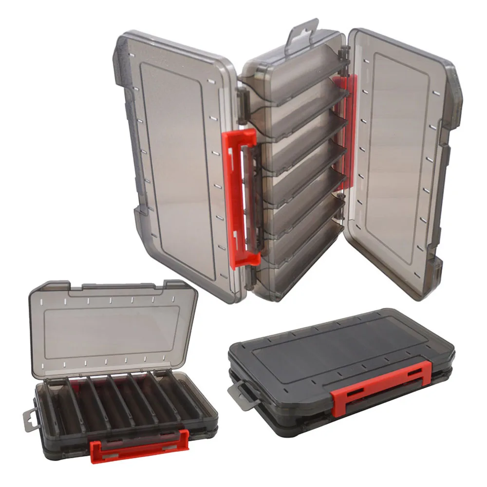 wholesale Portable waterproof Hard Plastic Storage Fishing Lure Hook Bait multifunction fishing tackle boxes