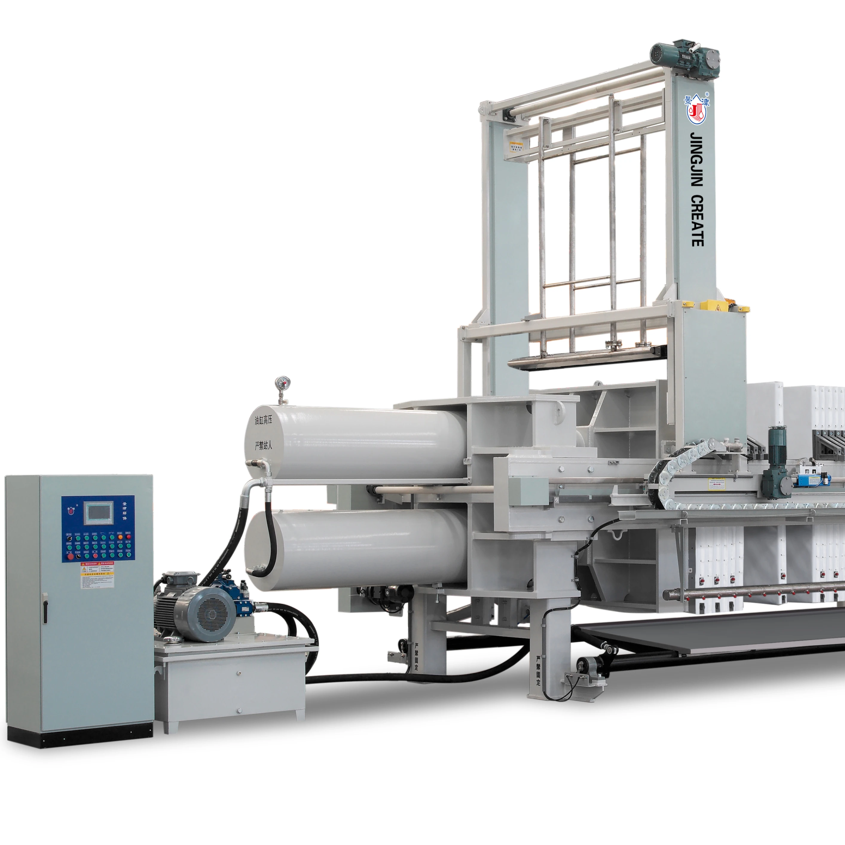 Пресс для фильтрации пластин и рамы для очистки сточных вод