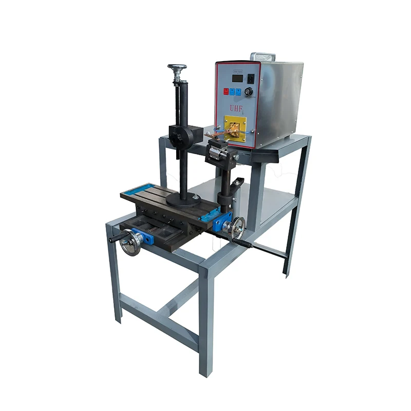 Manual brazing machine for wood saw blade high frequency welding carbide tips induction heating equipment