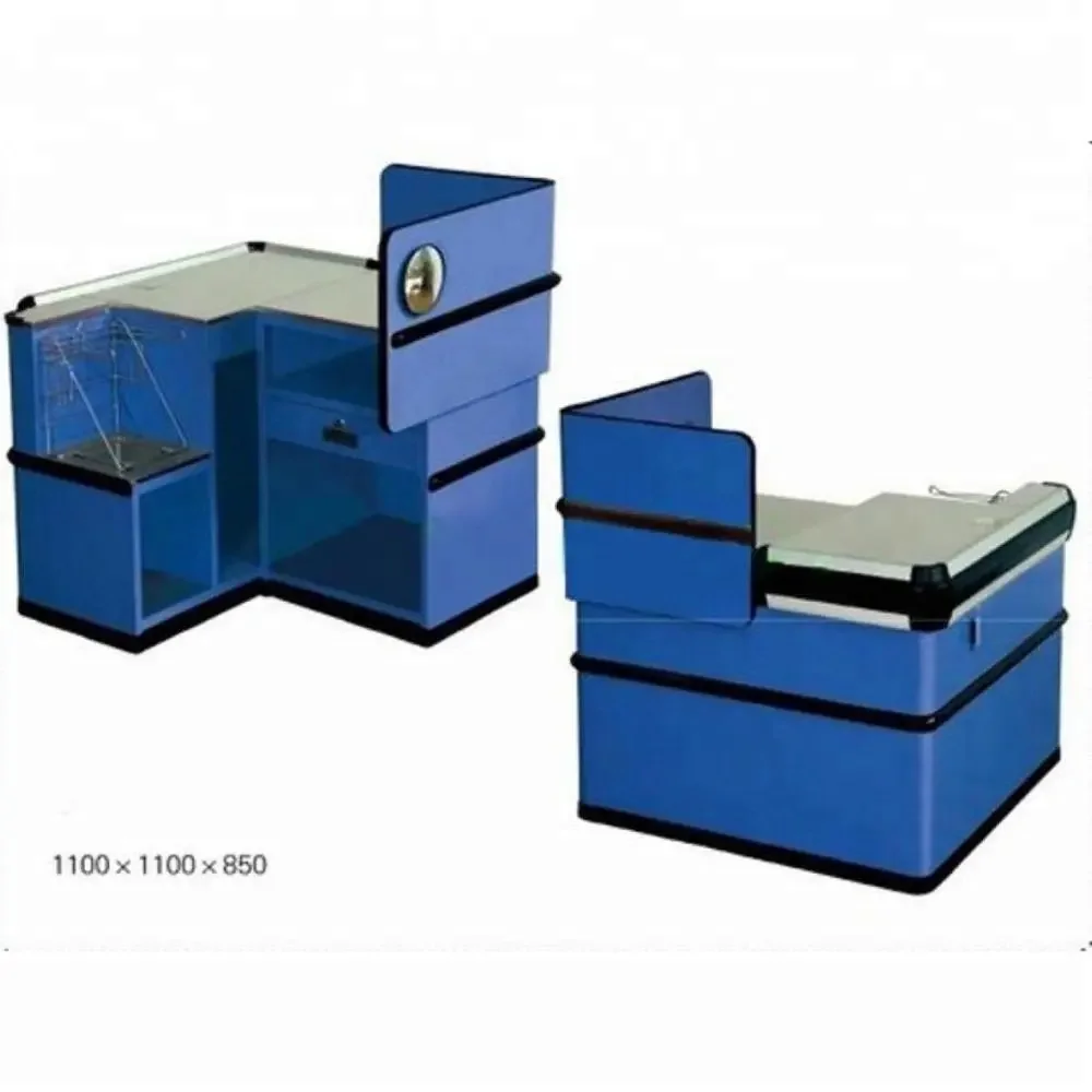 Customized size cashier desk for supermarket