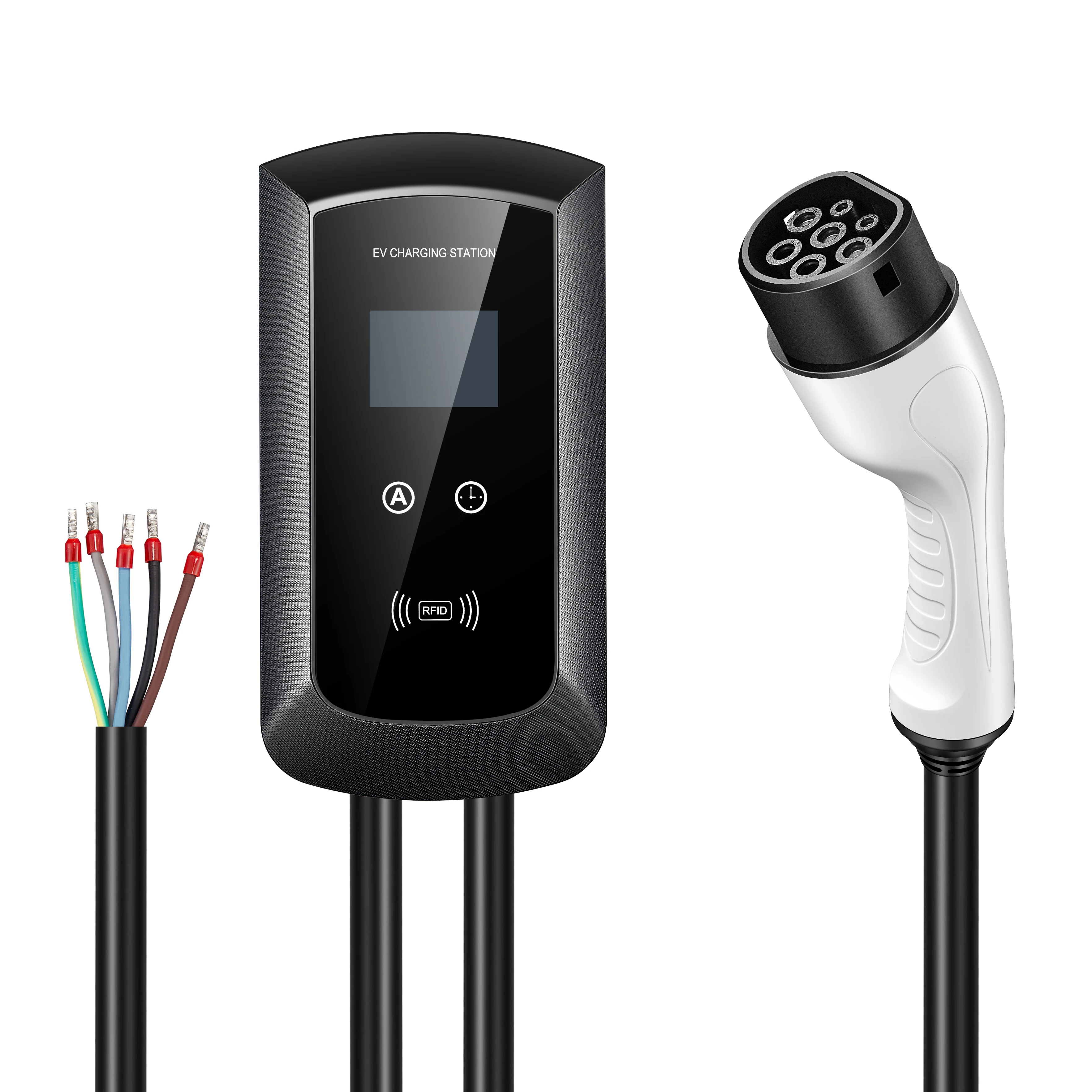 RTFLY High Quality Electric Car charger wall box 3 Phase 11kw 22kw type 2 wallbox EV charging station