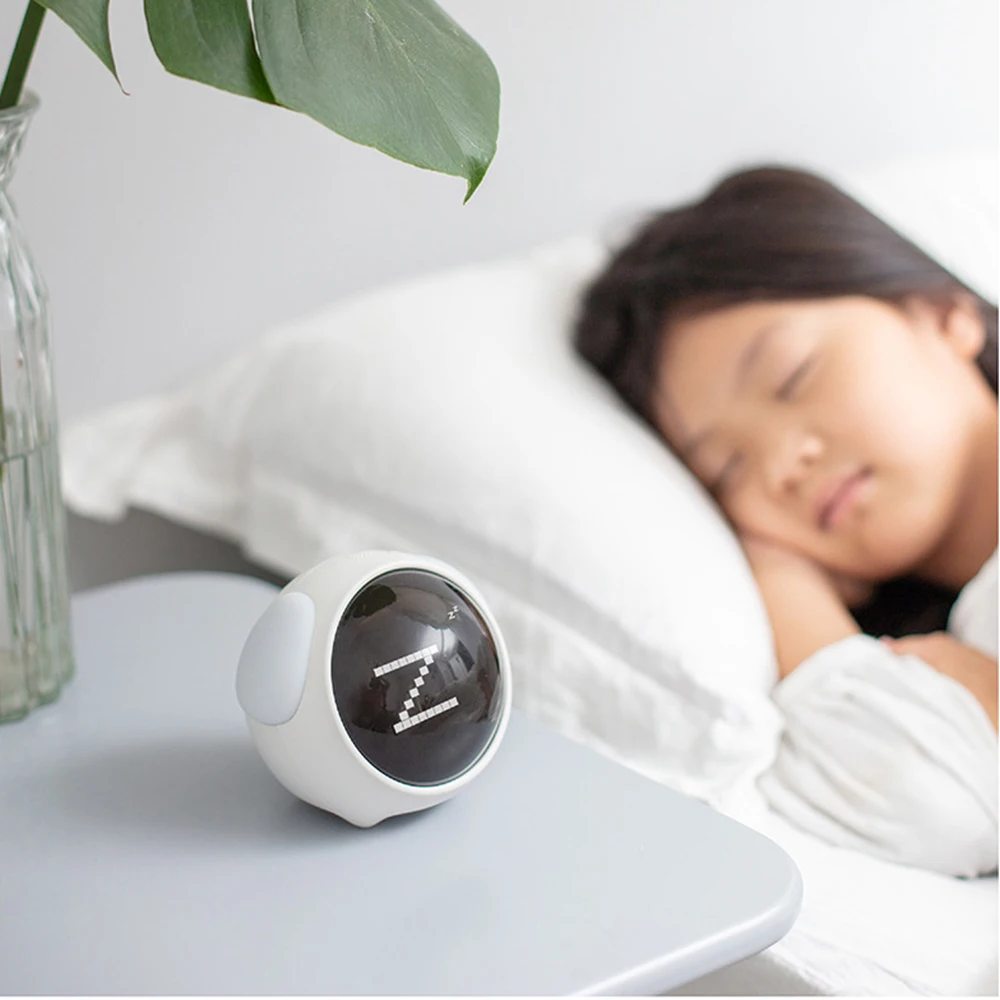Smart Kids LED Alarm Clock with Dual Settings Temperature Night Light for Students Girls Children for Living Room Office Use