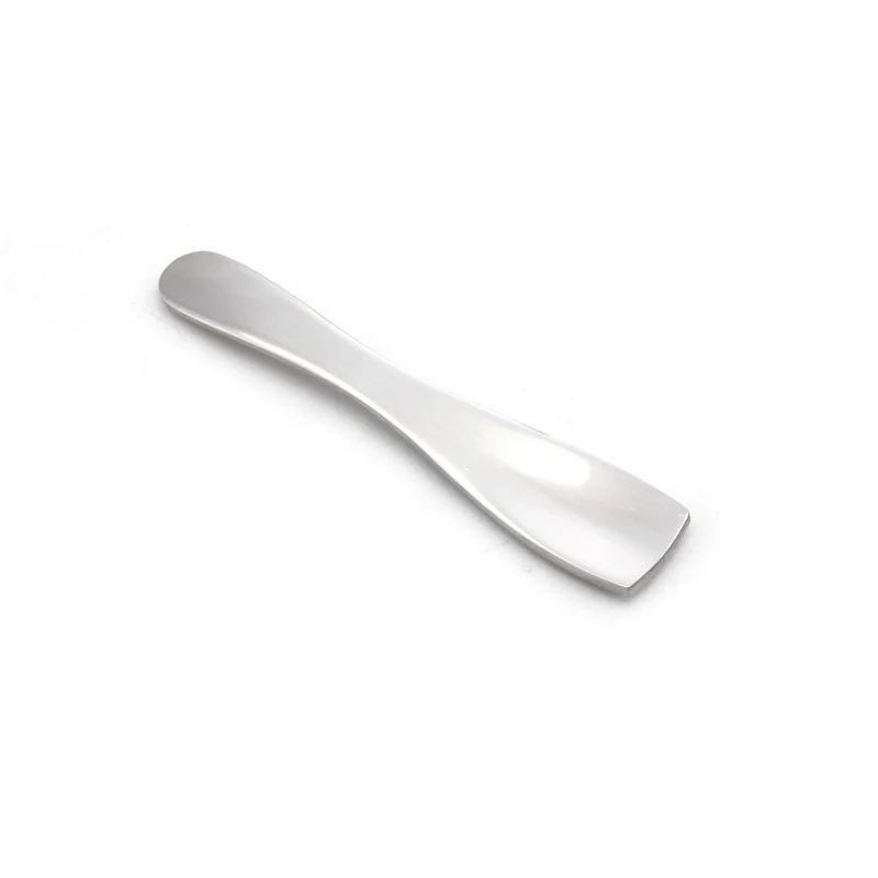 
Mini Cosmetic Eye Cream Mixing Spatula Metal Spoon 