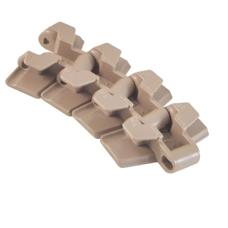 880BS side flexing plastic flat top conveyor chain slat top chain for food industrial conveyor components