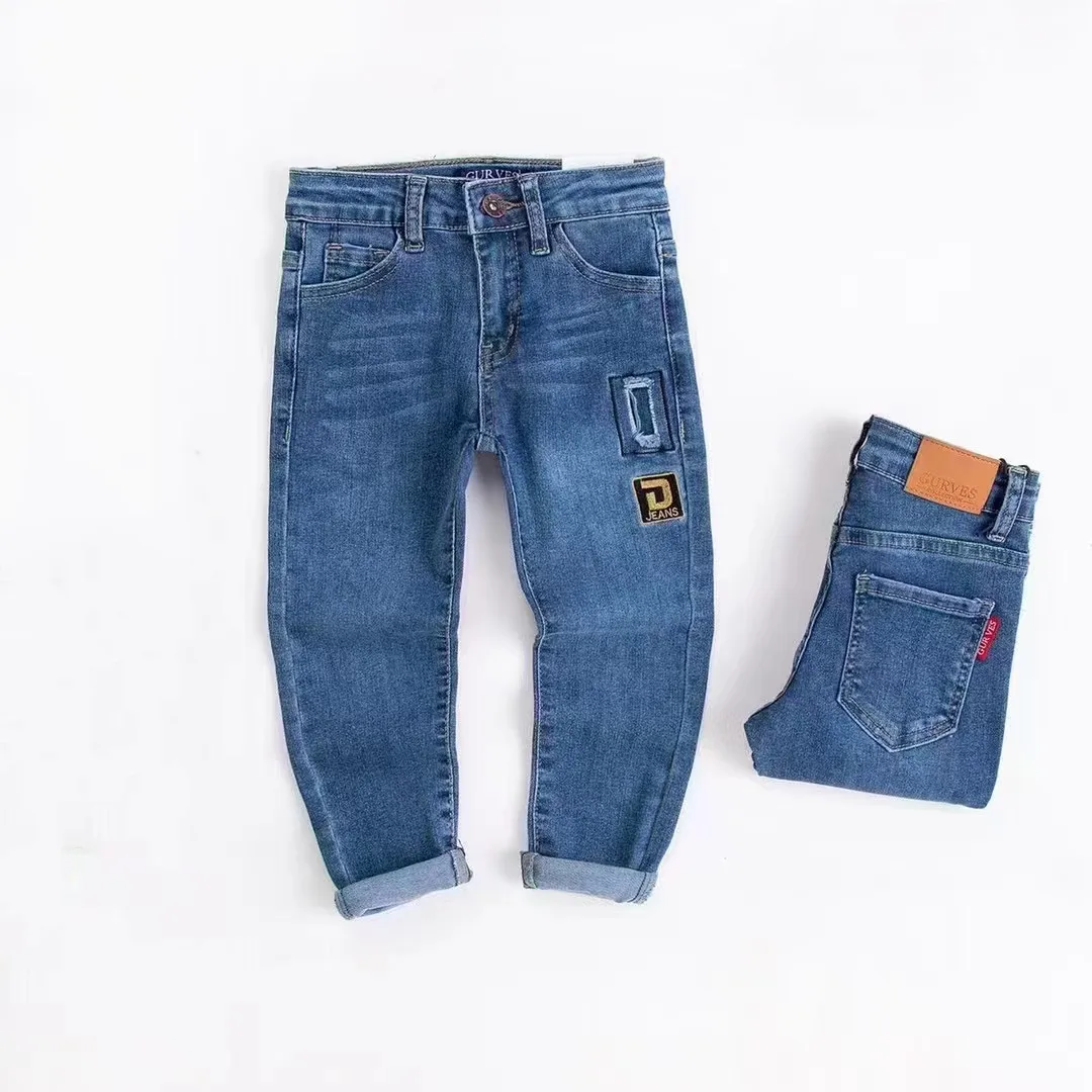 Toddler Boys Jeans Pants Stretch Denim Jeans Clothes Kids Trousers for 3 to 8 years Boys Pants