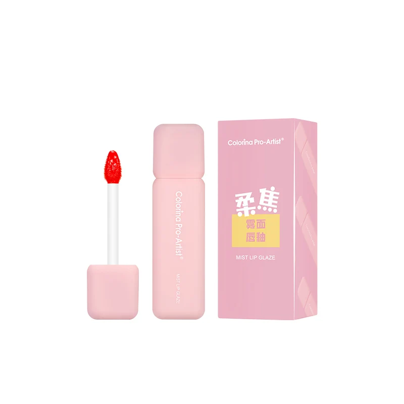 Colorina Good Quality Long Lasting makeup cometic label liquid lipstick matte lip glaze accept customized logo lip gloss