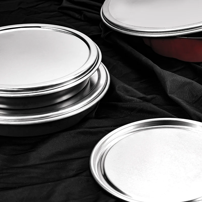 6/7/8/9/10/11/12 inch pizza pan lid Aluminum alloy pizza lid Baking pan Universal pizza lid