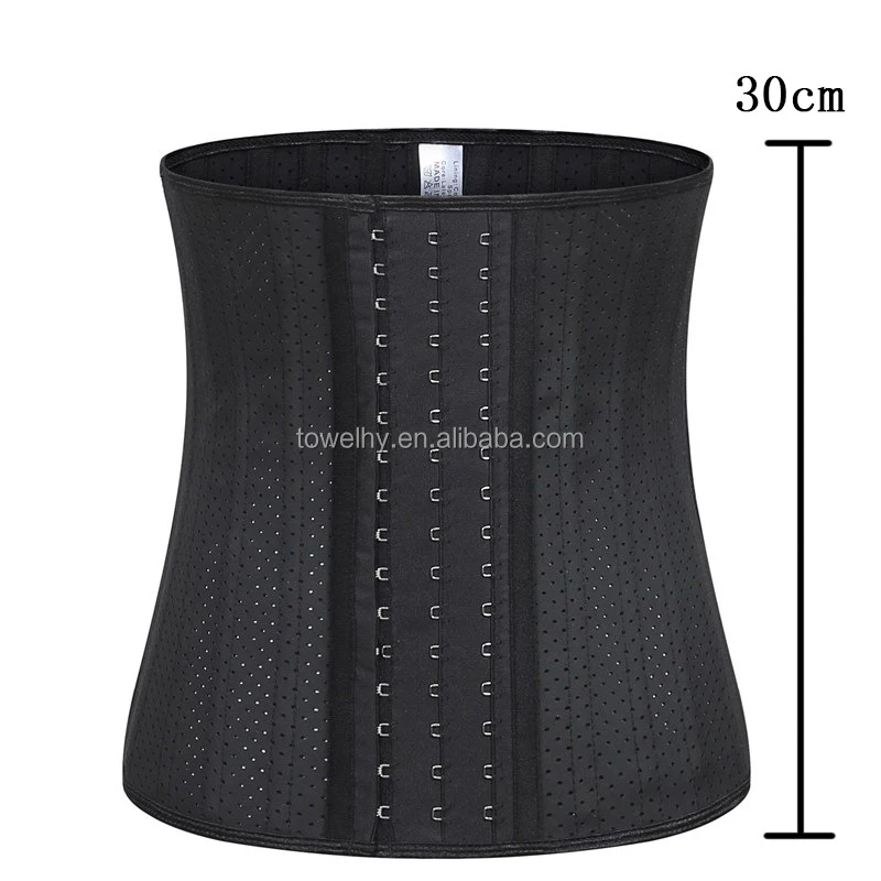 Wholesale 30cm 9 Steel Bone Sport Girdle  Slimming Breathable Latex Underbust Waist Trainer Corset Shapewear for Women