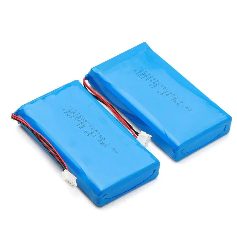 Manufacture Wholesale Price Rechargeable Lipo 2S1P lithium li ion polymer battery pack 7.4v 6000mah