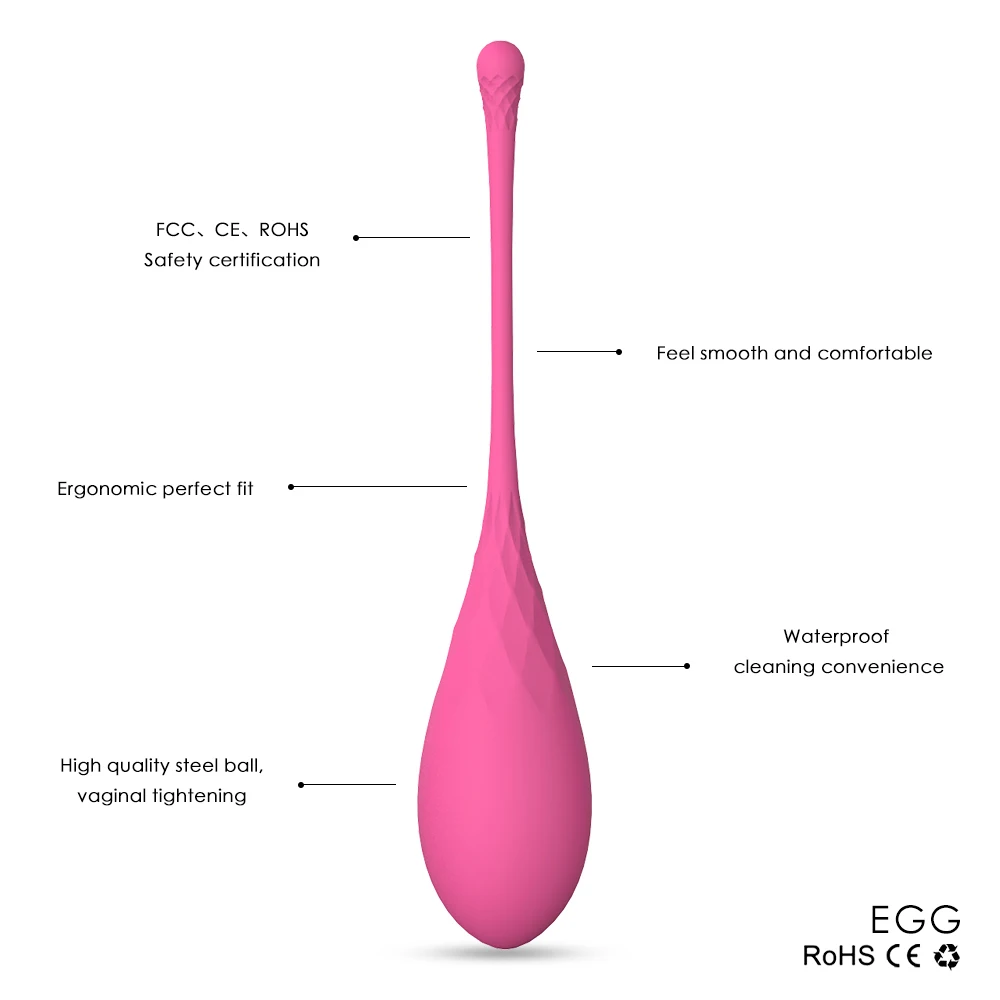 6pcs/set Smart Kegel Ball Vaginal Dumbbells Kegel Ben Wa Ball Vibrator massager Vaginal Training Exercise Sex Toys For Women