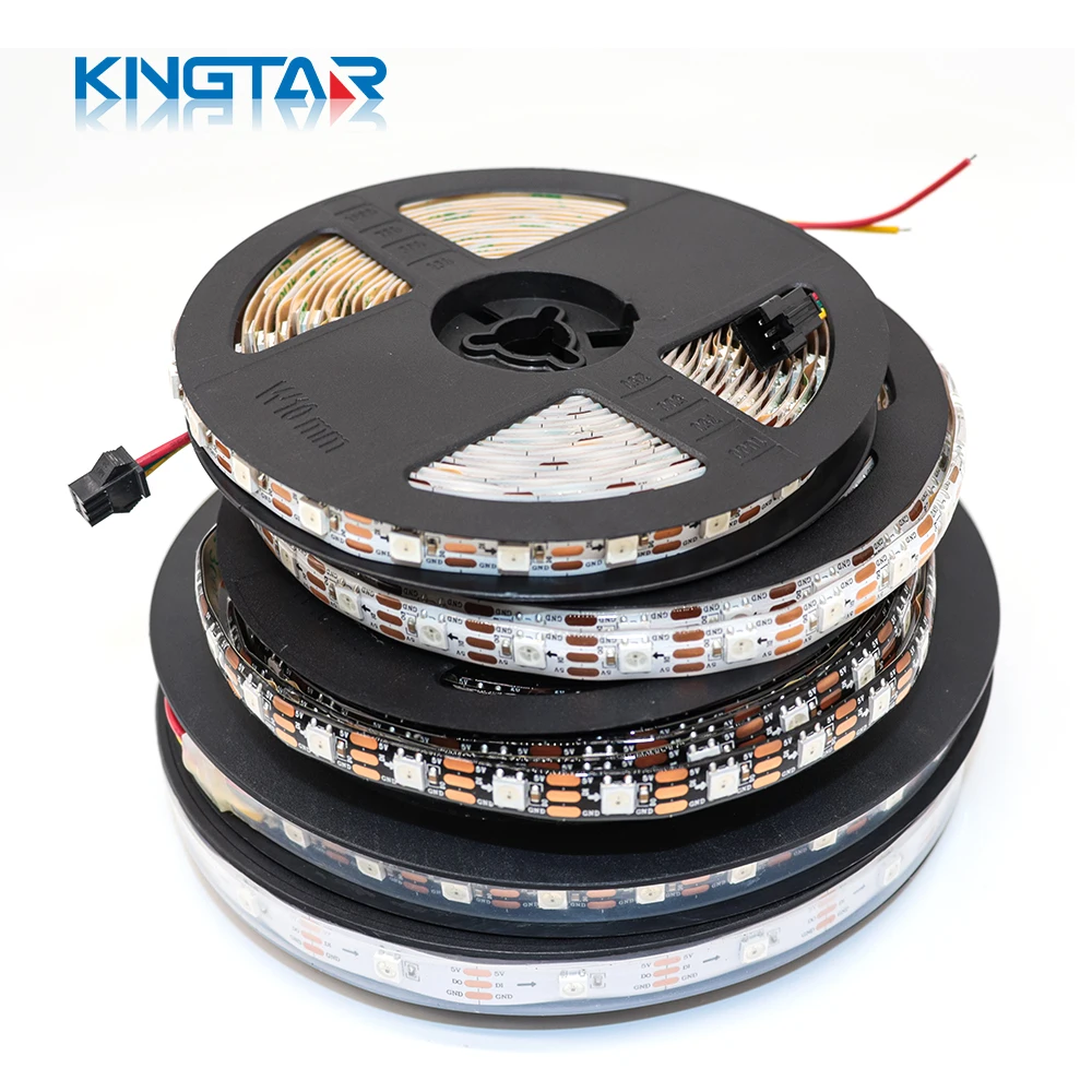 Superior Quality WS2812B  IP68 LED Pixel Tape Strip Smart Flex Addressable  Colorful led strip Light