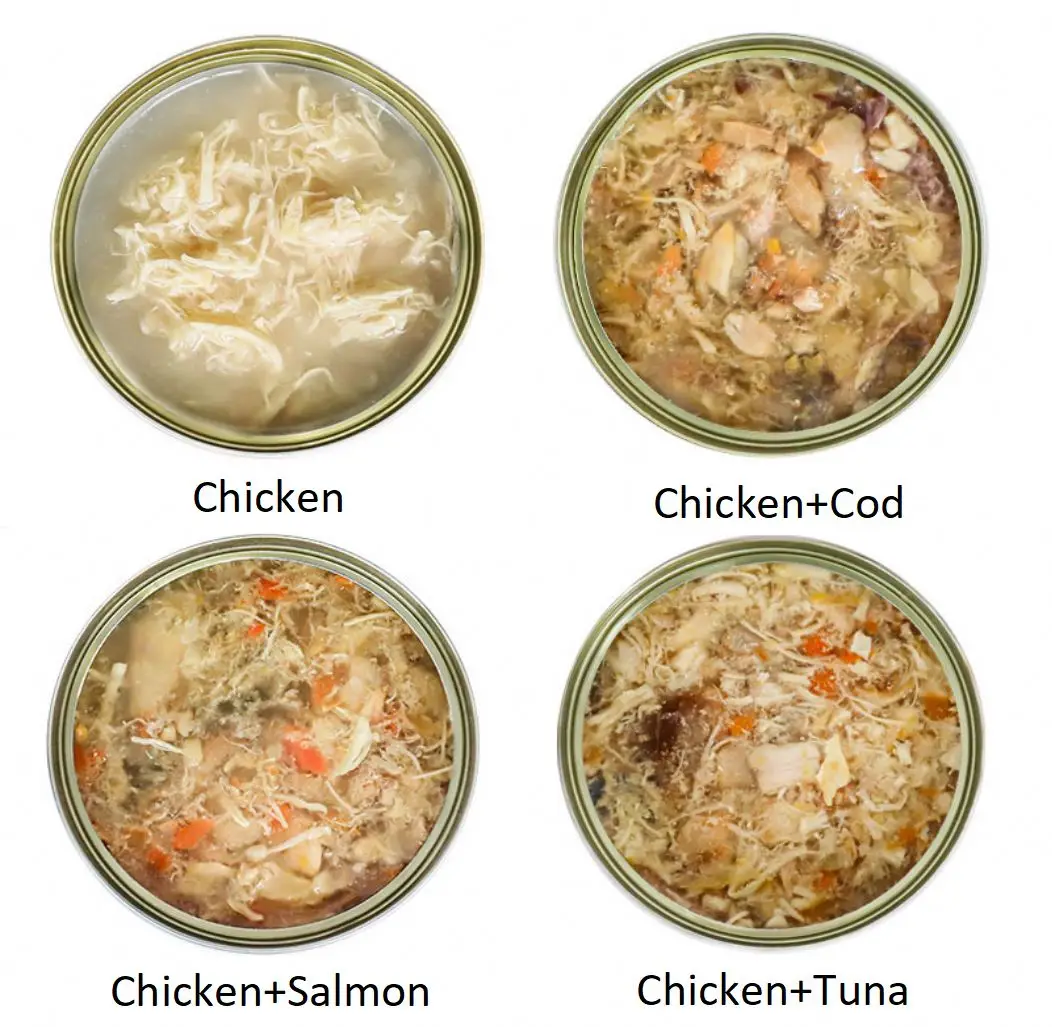 Здравоохранения соусы мясо натуральный Консервы Корм для собак влажный корм 170 г лосось кошачьей еды