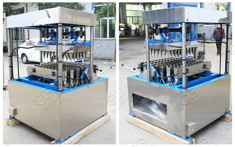 Half Automatic Oman Biscuit Cone Wafer Ice Cream Cone Making Ice Cream Cake Cone Machine