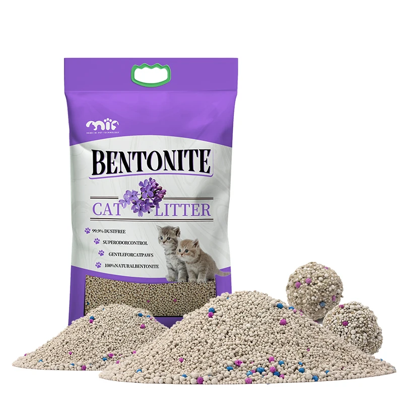 Best-Selling Cat Litter OEM Factory Dust Free Clumping Fresh Step Highly Absorbent Sodium Bentonite Cat Litter Sand