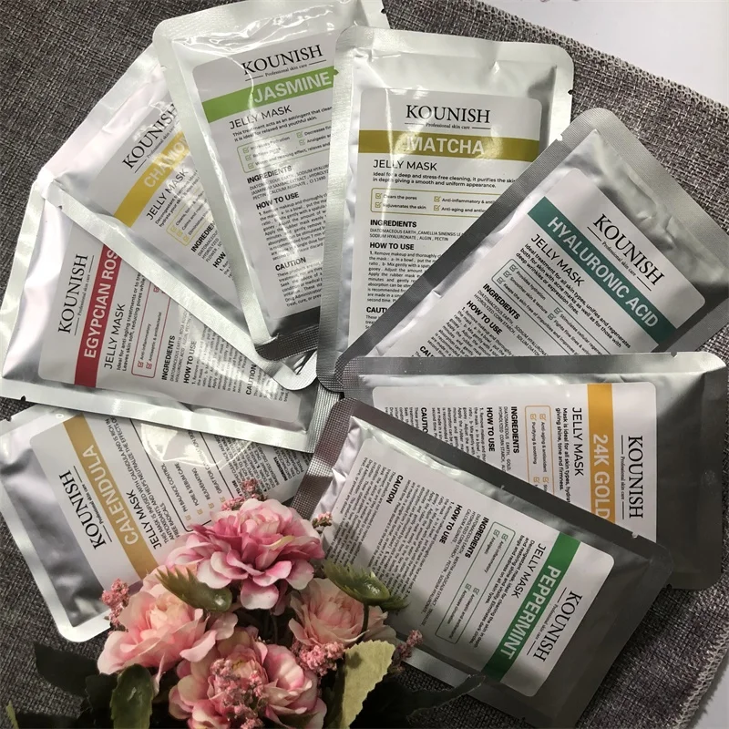 2021z Moisturizing Crystal Soft Jelly Powder Facial Mask Spa Beauty Salon Hydrating Natural Peel Off Lavender Collagen Powder