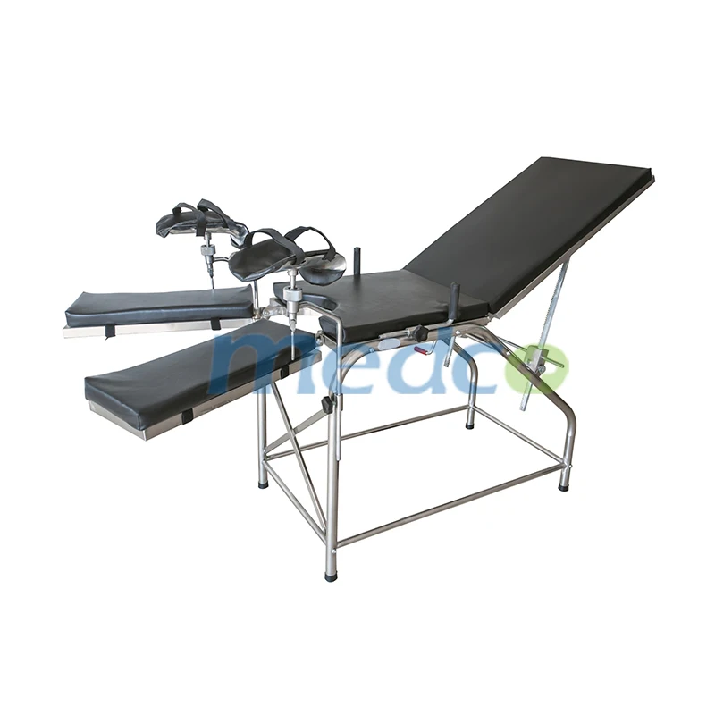 Hosptial Stainless Steel Pregnant Gynecological Examination Delivery Parturition Bed