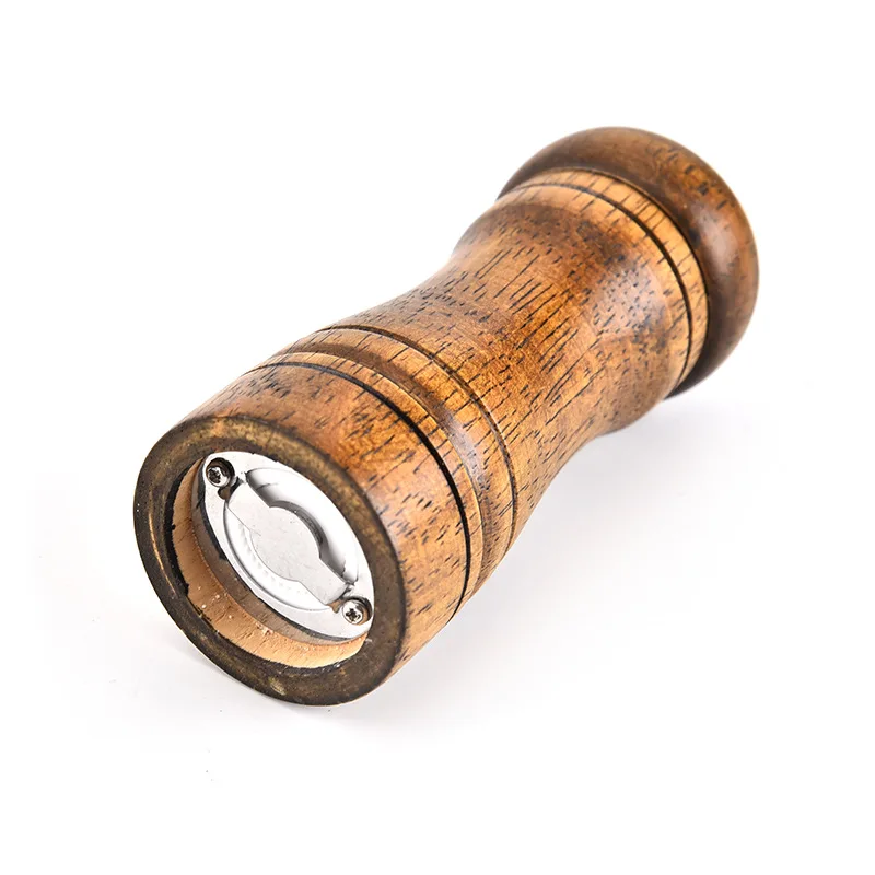 Salt and Pepper Grinding Set Elegant Wooden Salt and Pepper Shakers with Ceramic Mill