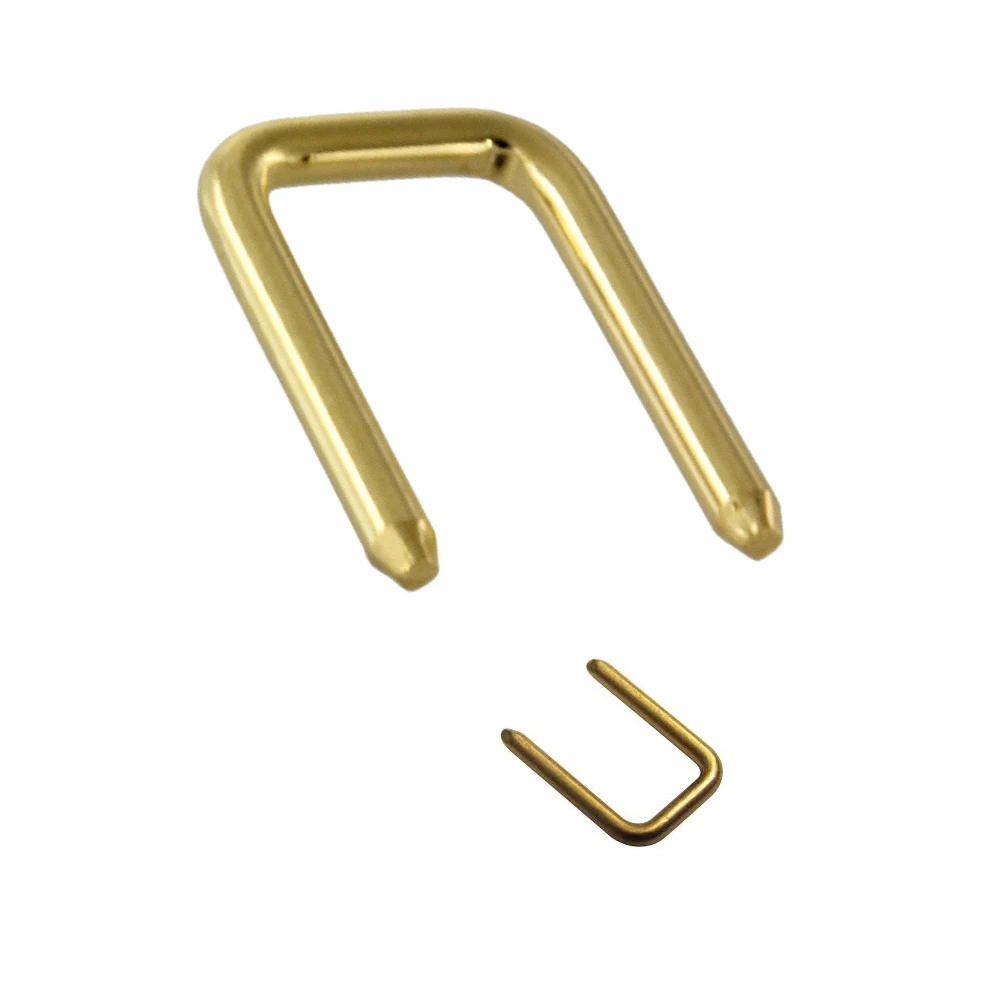 Custom Wire Bending Jumper Links Brass Copper jumper male crimp pins
