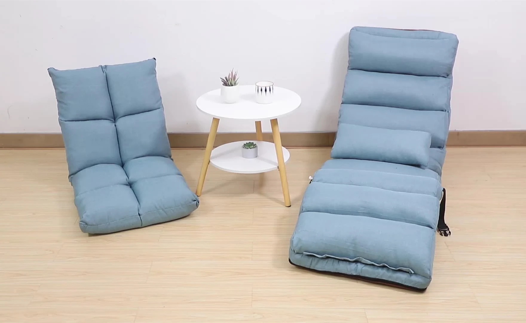 Fashionable Lazy sofa single balcony bedroom chair folding multifunction Lounge chair tatami Creative casual floor chair