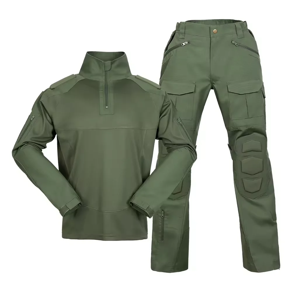Hot Sale A Complete Set of Outdoor Tactical Uniforms Green Tactical Suit Frog