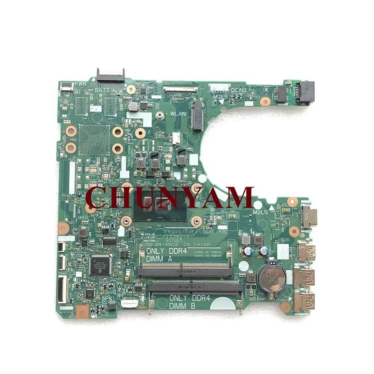 For Dell Vostro 3468 / 3568 Laptop motherboard 15341-1 FXM81 i7-7500U DDR4