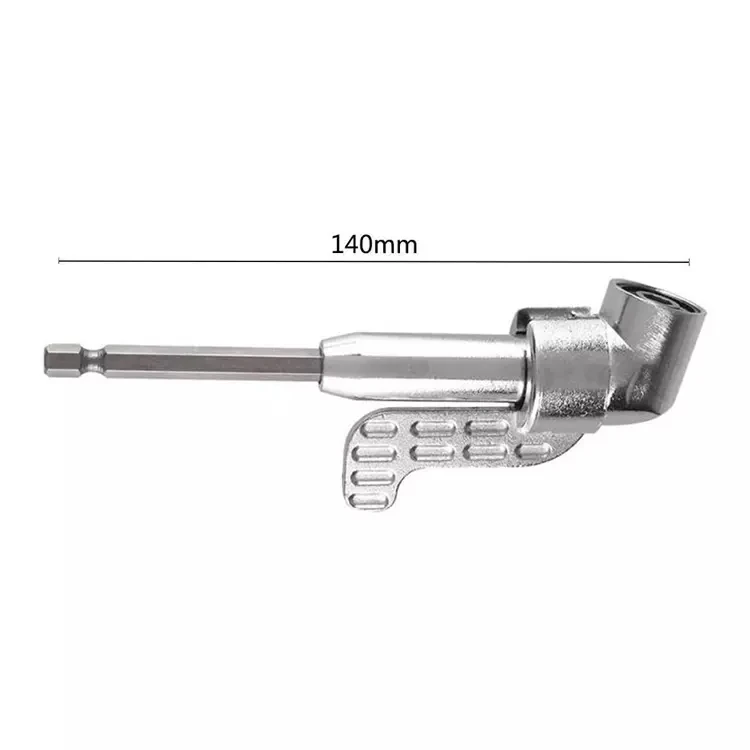 105 Degree Magnetic Angled Screwdriver Bit Adapter Holder with Quick Change Hex Shank