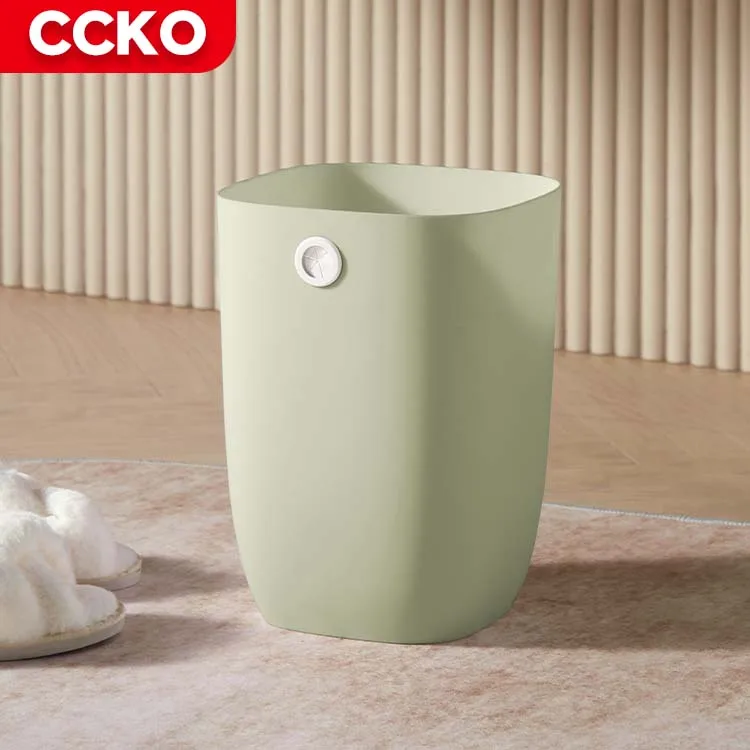 CCKO зеленый белый отель милый 2 1 галлон 8 литров мусорное ведро для ванной пластиковый кухни спальни