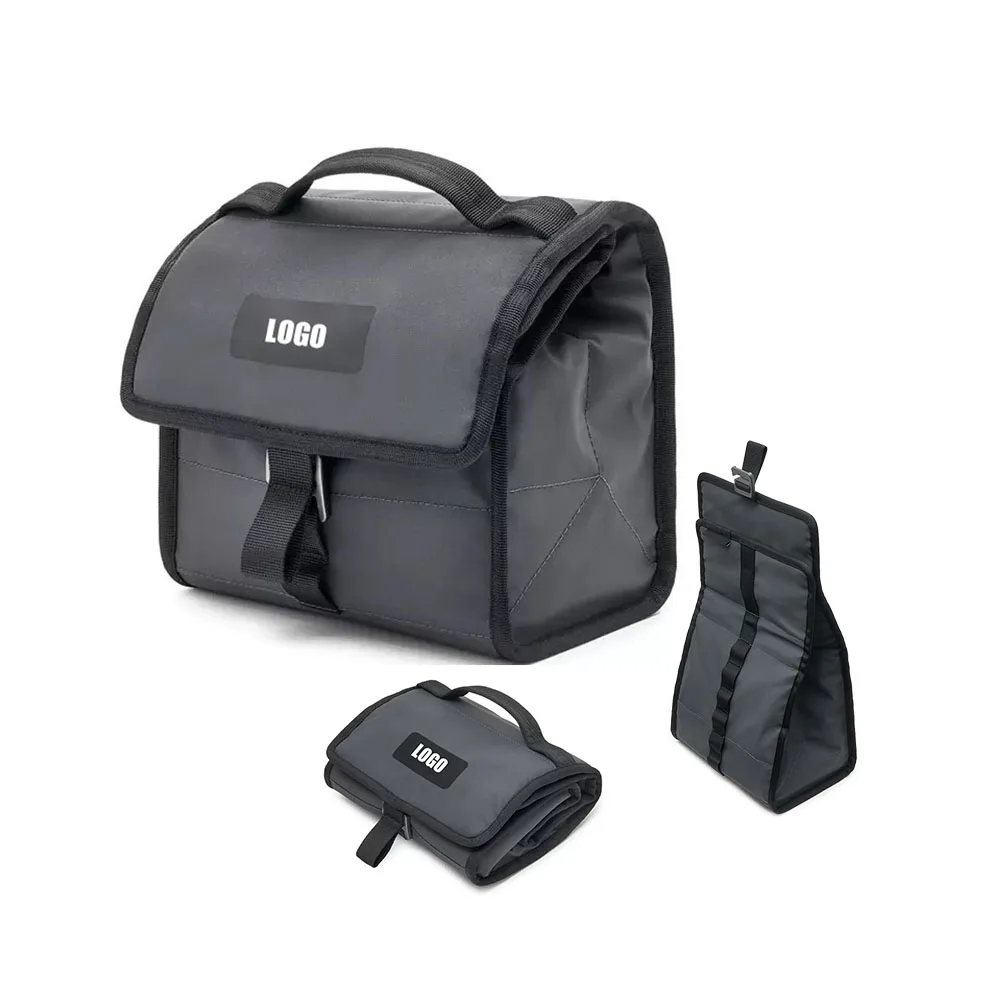 Удобный переработанный материал, переносная мягкая сумка-холодильник для путешествий, оптовая продажа, складная коробка для завтрака для школы