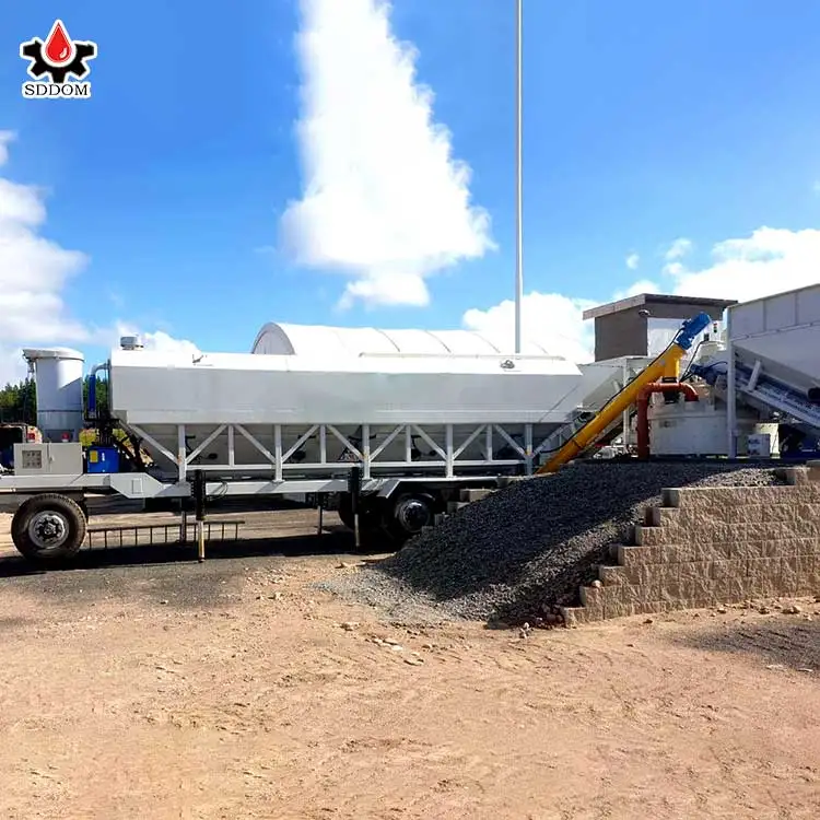 Bulk cement fly ash storage tank 50 tons 100 tons storage silo Foundation-free mobile horizontal cement silo
