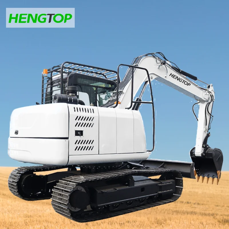 Free Shipping Large bagger EPA Certified Engine 7.5 Ton Crawler digger Earthmoving Machinery China Large Excavator For Sale