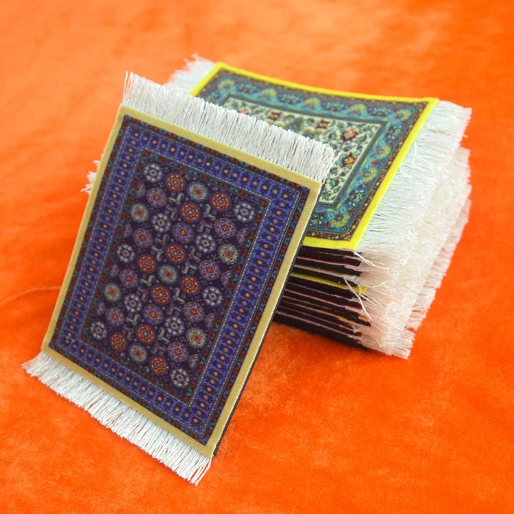 Mini Persian/Oriental Carpet Coasters 4 Pack by World Market