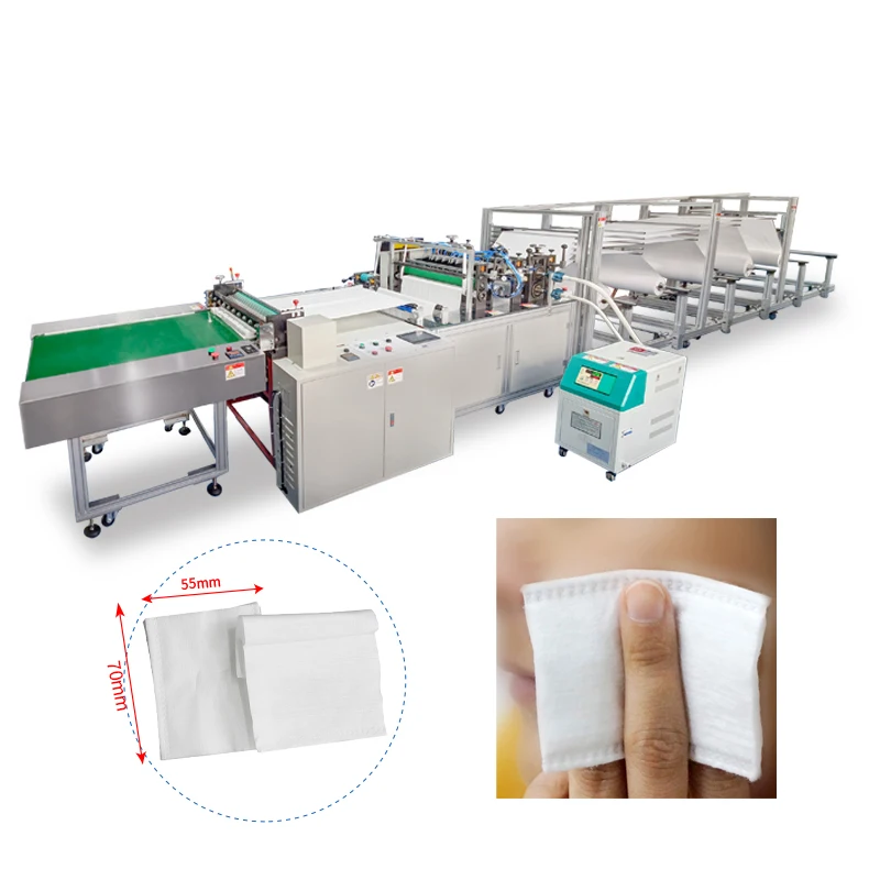 Organic Cotton Pads Square OEM Organic Cotton Remover Pads China Factory Square Cotton Pads