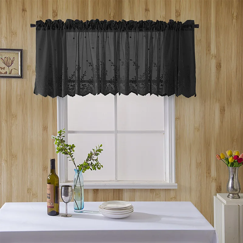 polyester lace cafe  curtain