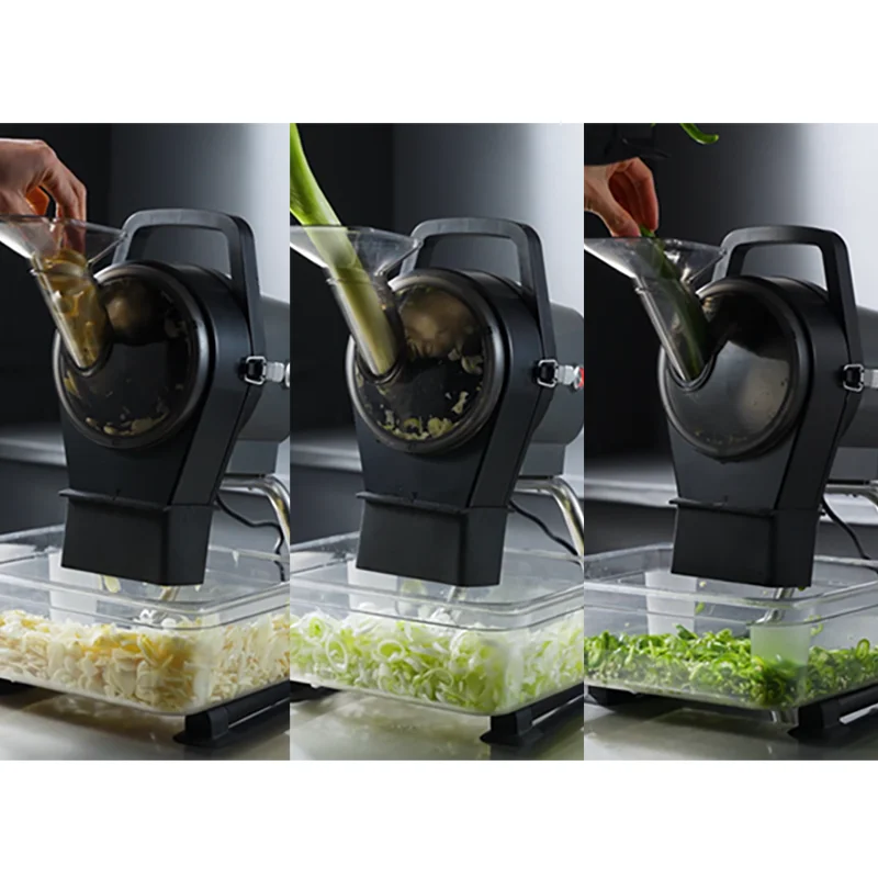 2024 New Arrival Restaurant vegetable chopper, DC 200W, Desktop Multi-Purpose Vegetable Cutter Small Vegetable Dicing Machine