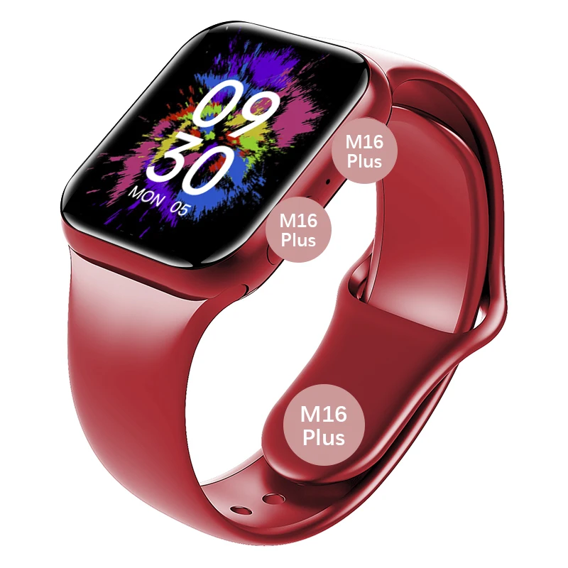 M16 Plus Smart Watch 1.75 Reloj Series 6 Bt Call Screen Display Smart Watch M16 Plus