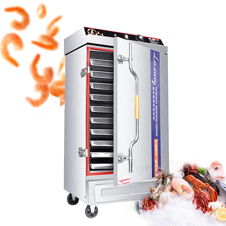 RUITAI Commercial Bun Steamer Industrial  Rice Steamer Machine Electric Induction Dim Sum Steamer Machine