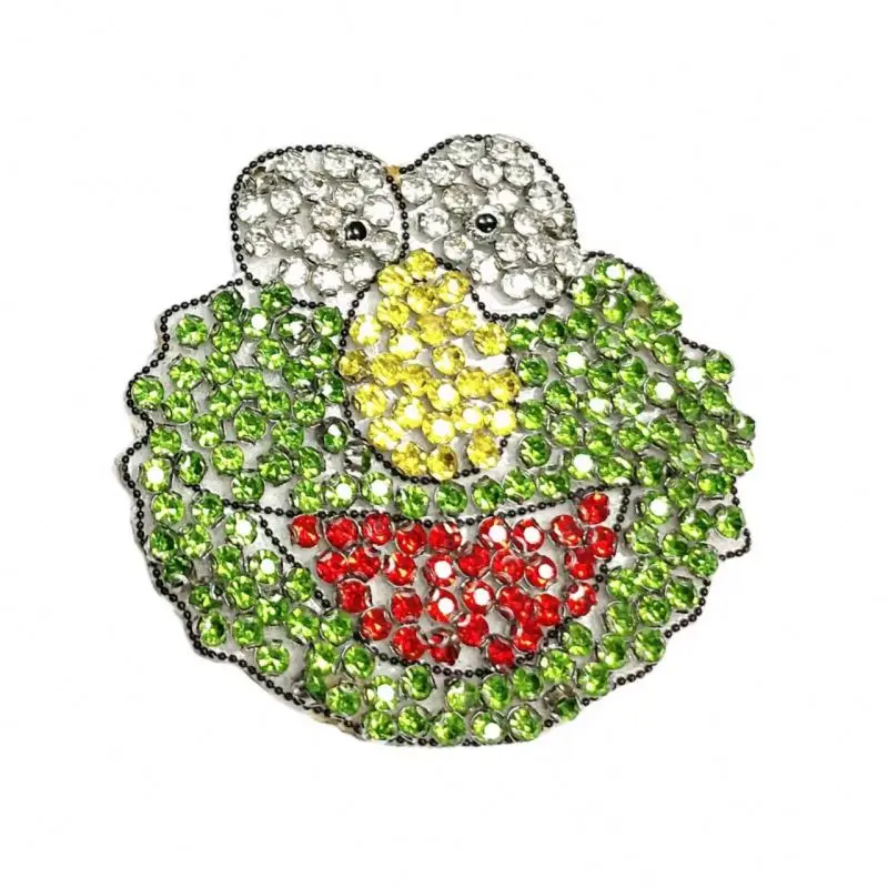 DIY handmade beaded color owl panda frog bag clothing shoes hats beautifully decorated cloth accessories Patch