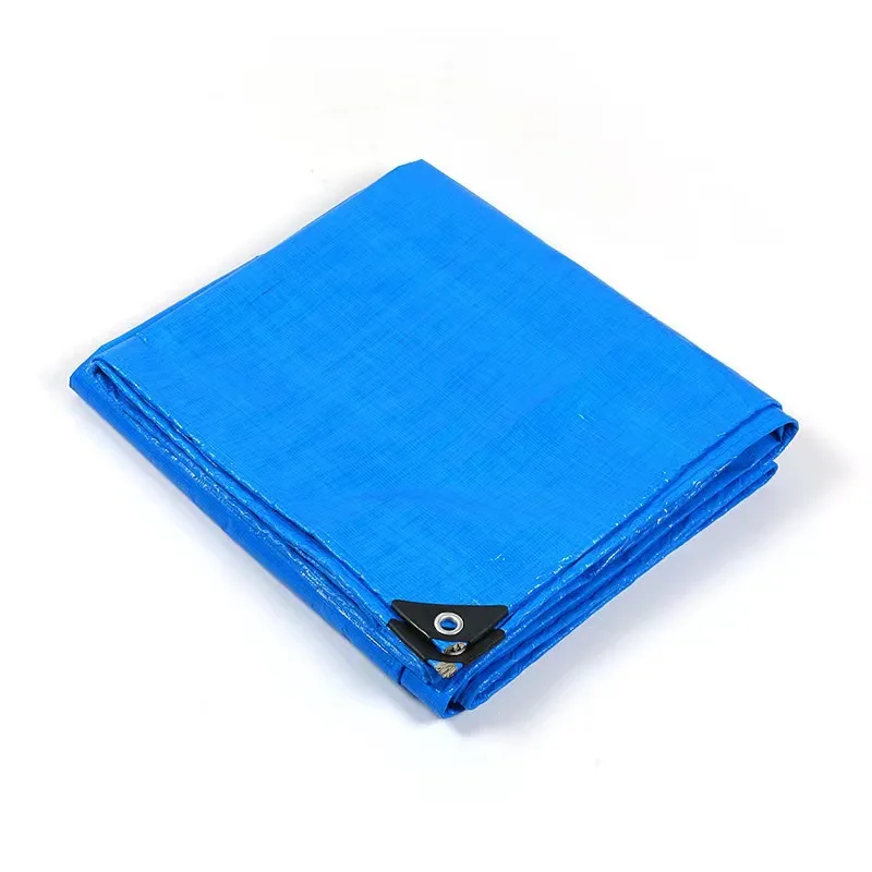 190gsm 4m x 6m Heavy Duty Garden Tarp Multipurpose Waterproof Polyethylene Tarpaulin for Boat Roof Covering PE Tarpaulin