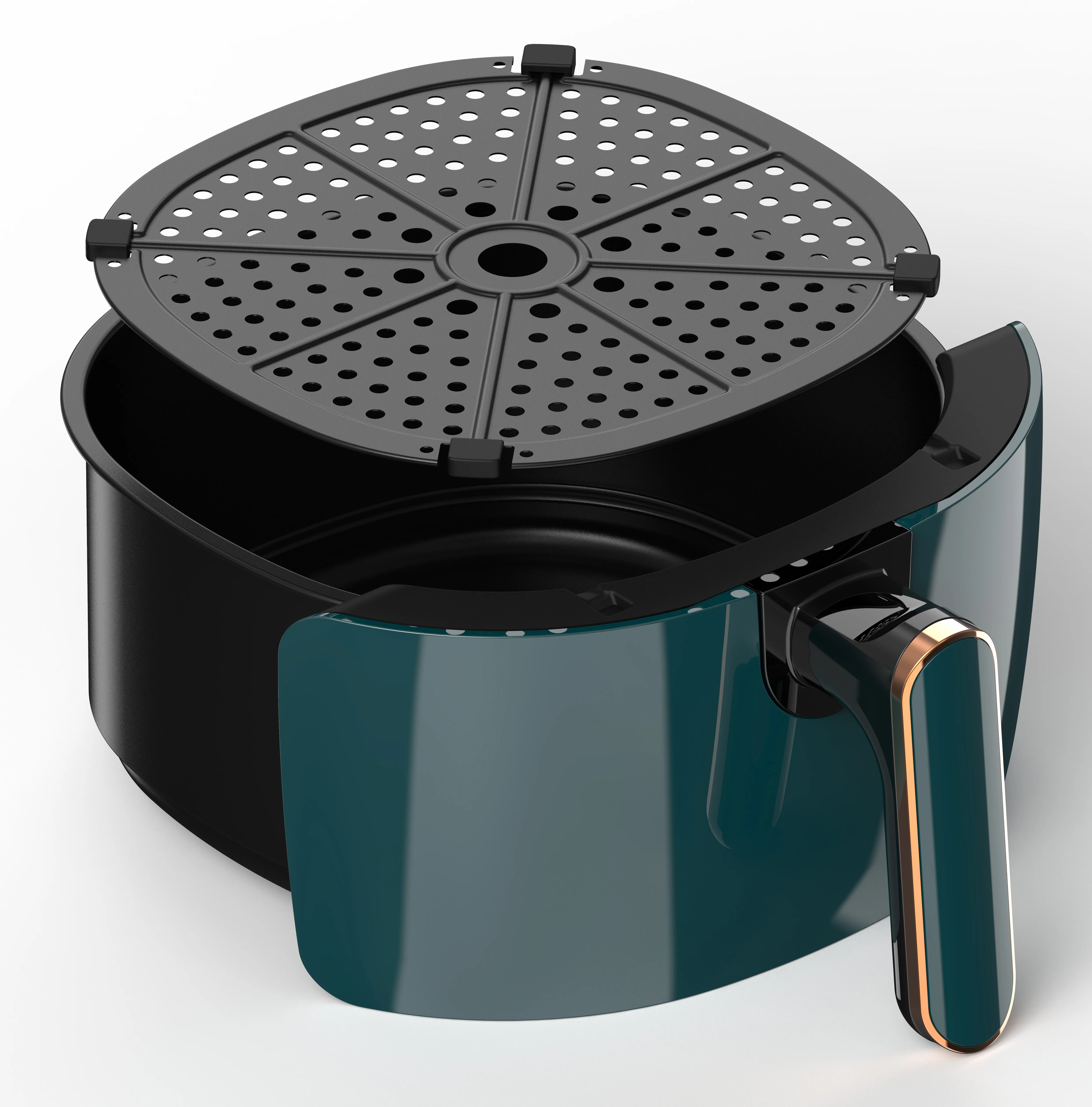 1500W 4.6 L Air Fryer for Healthy Low Fat Cooking with Adjustable Temperature