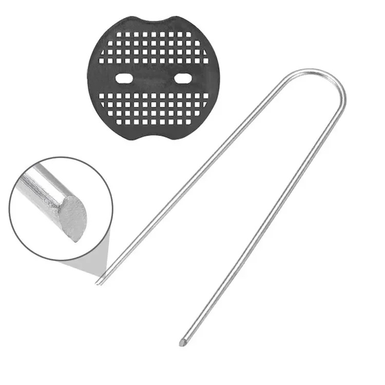 Garden Pegs Ground Stakes Spikes Gardening Supplies For Sod And Bird Netting Ground Cover U Garden Staples Landscape Staples