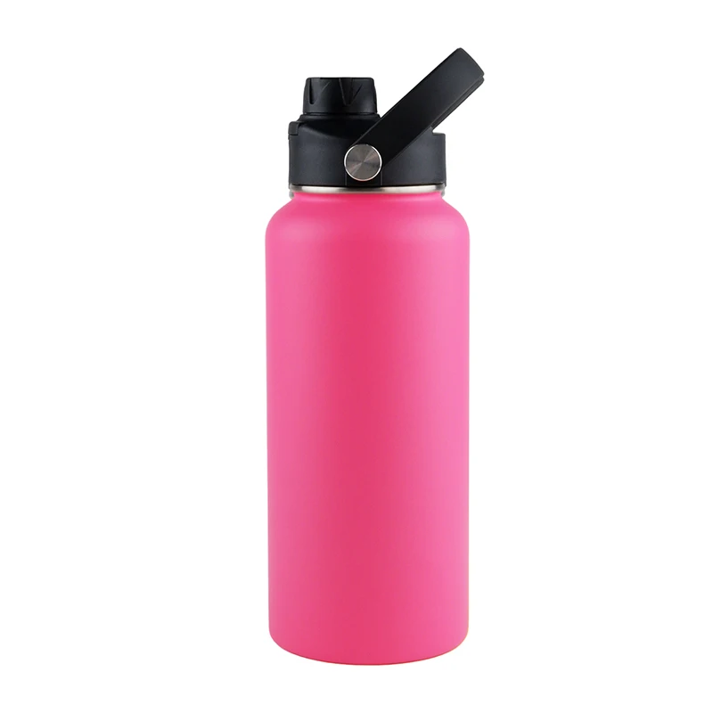 Drink Bottle Custom Logo Vacuum Insulation Outdoor Mountaineering Kettle 32OZ Kids Sports Thermos Stainless Steel Hot Water Bott