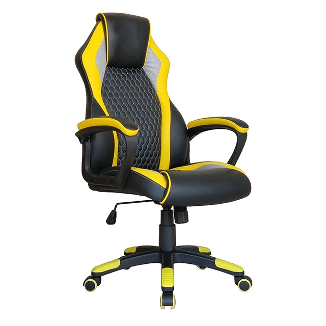 Высококачественное вращающееся кресло для руководителей, современное желтое, лучшее удобное кресло для компьютера, офисное кресло для silla gamer