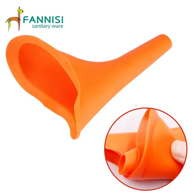 Can hold urine silicone emergency stand to pee female urination device portable women girl portable potty urinal