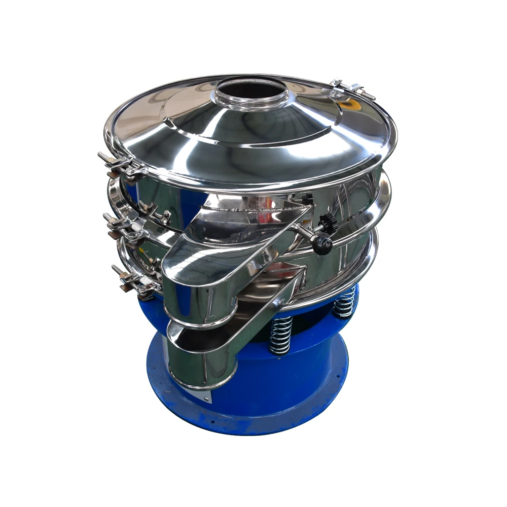 Pantalla De Separacion Polvos Separator  Rotary Vibrating Sifter Screen Rotary Soil Sieve Vibrating Screen Design